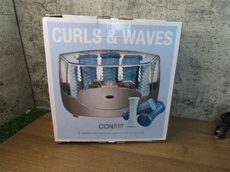 CONAIR COMPACT MULTI SIZE HOT ROLLERS BLUE HS XAM NEW OPEN BOX EBay