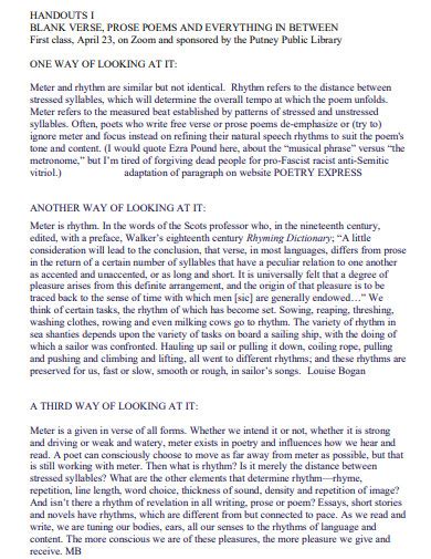 blank verse examples    examples