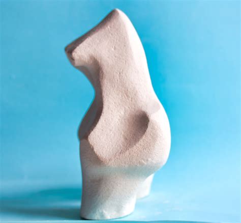 Ceramic Sculpture Goddess Statuette Clay Figures Minimalism Erotic Sculpture Sex Lust Female