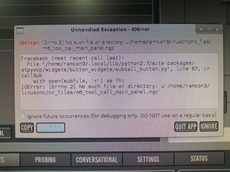 Probe Basic Tool Change Buttons Doesnt Work Linuxcnc