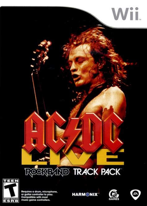 Acdc Live Rock Band Song Pack Boxarts For Nintendo Wii The Video