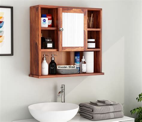 Loverin Modern Wall Mounted Bathroom Storage Cabinet With