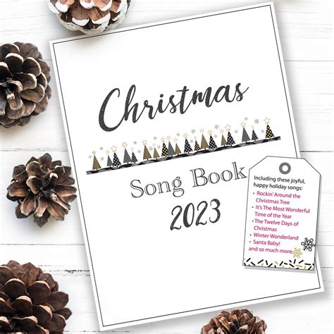 Christmas Song Book 2023, Download and Printable Pdf, Traditional ...