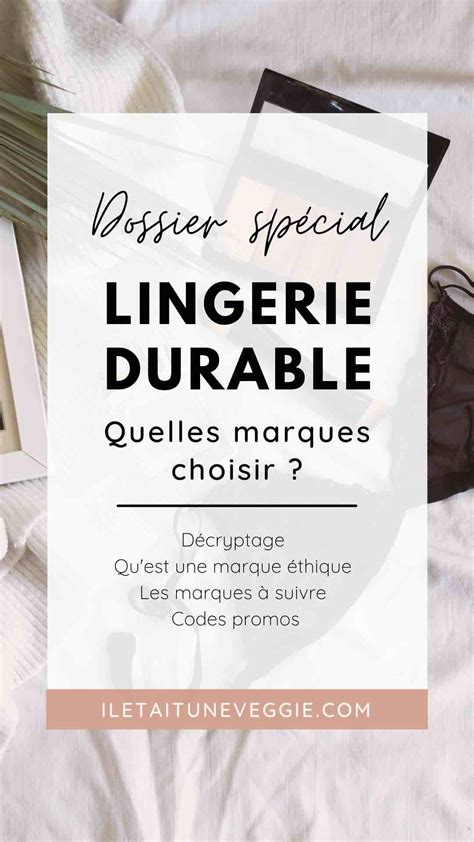 Guide comparatif Lingerie éthique les meilleures marques