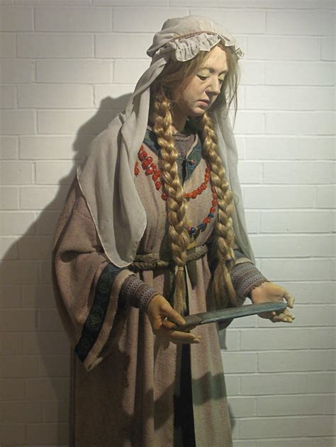 Anglo Saxon Woman Dover Museum A Reconstruction Of An Ang Flickr