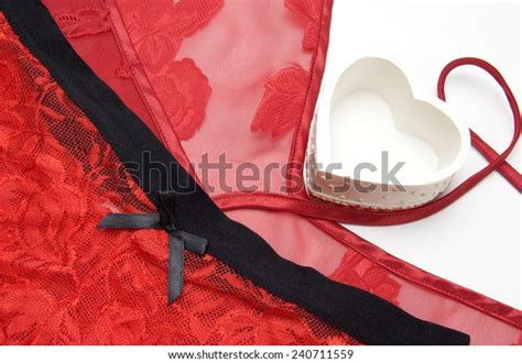 Valentines Day Sexy Red Lingerie White Stock Photo Shutterstock
