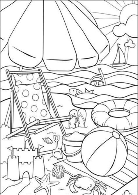 Collection of Printable Summer Coloring Pages - Free Printable