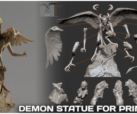 ArtStation - Demon statue | Resources