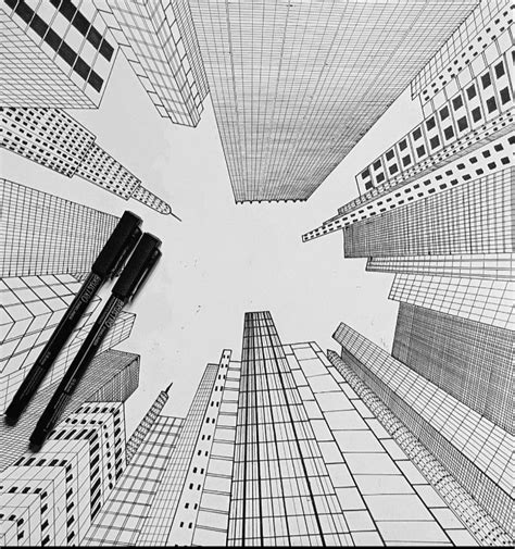 One Point Perspective Drawing | Architecture