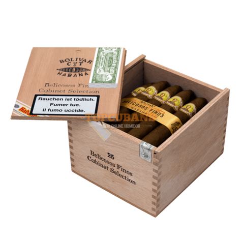 BOLIVAR Belicosos Finos Cab 25 Box Of 25 Buy Bolivar Cigar Brands