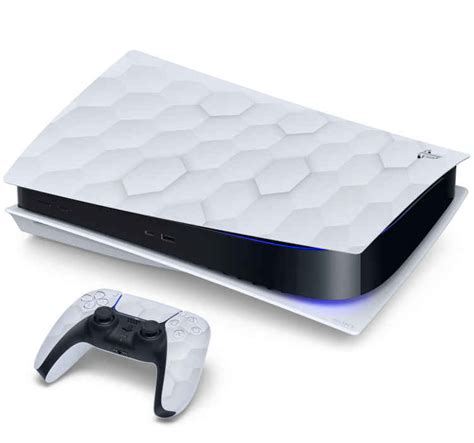 белые шестиугольники ps5 наклейка - TenStickers