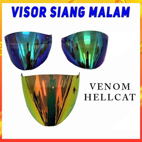 visor siang malam venom hellcat visor venom visor hellcat visor siang