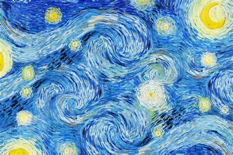 Van Gogh S Starry Night Background Premium Photo Illustration Rawpixel