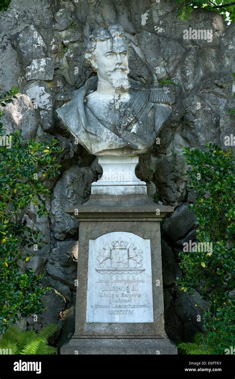 Bust of king ludwig ii of bavaria Banque de photographies et dimages à