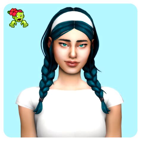 Simstroubles Estelle Hair Recolor Hula Zombie Recolors On Tumblr