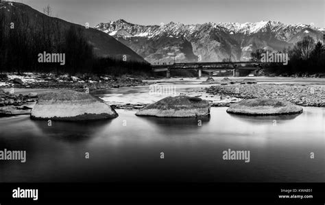 Adige River In South Tyrol Italy Stock Photo Alamy