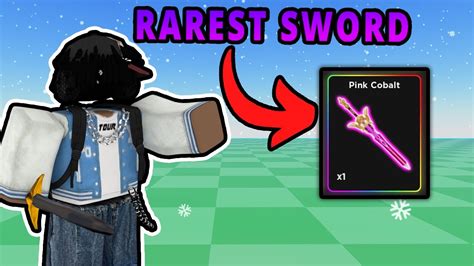 I Got The Rarest Sword In Roblox Sword Fight And Steal Time Youtube