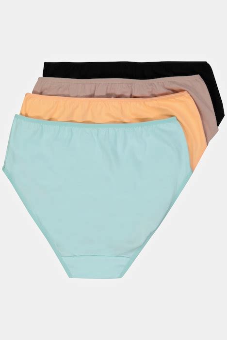 Midi Slips Set Van 4 Effen Slips Lingerie