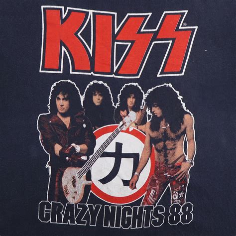 1988 Kiss Crazy Nights Tour Shirt – WyCo Vintage