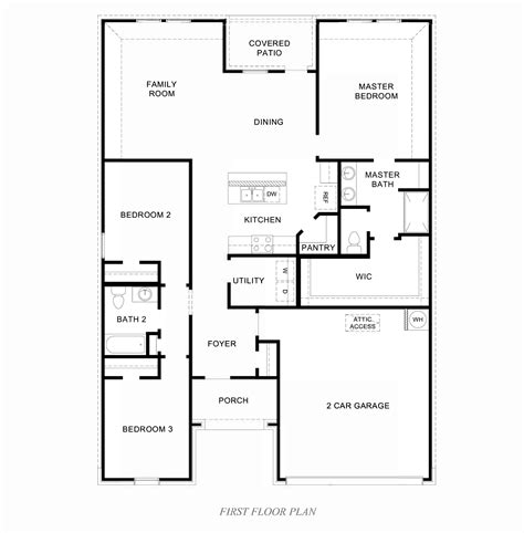 Floor Plan in Watermark | Alvin, TX | D.R. Horton
