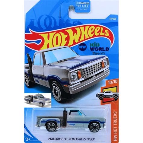 Xe mô hình Hot Wheels basic Bán tải 1978 Dodge Li l Red Express Truck FYF12 Shopee Việt Nam