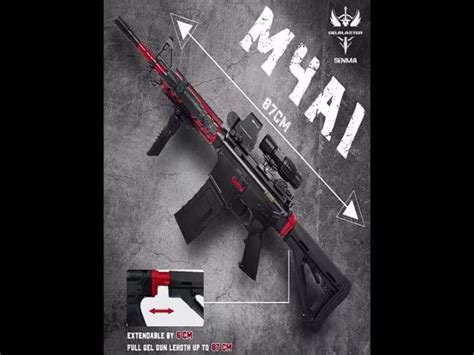 【murang】senmaandtg M4 Blowback Gel Blaster Toy Indoor Cqb For Boys