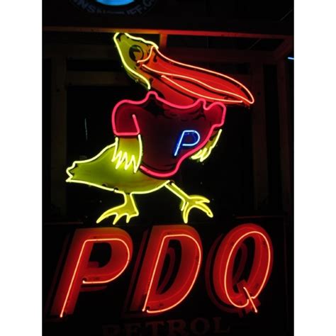 New Pdq Petrol Ss Porcelain Neon 59 In W X 72 In H