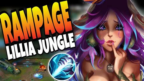 Lillia Jungle Is On Rampage Season 8 Lillia Vs Rengar Jungle