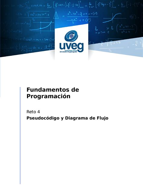 Pseudoc Digo Y Diagrama De Flujo Fundamentos De Programaci N V