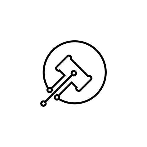 Law Hammer Vector Design Images Hammer Law Logo Symbol Lawyer