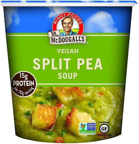 Dr McDougall S Right Foods Vegan Split Pea Soup Gluten Free 2 5 Ounce