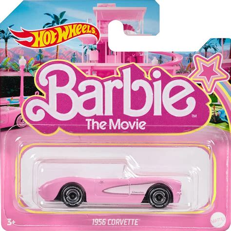 Barbie Movie модель машины Corvette от Hot Wheels в масштабе 1 64