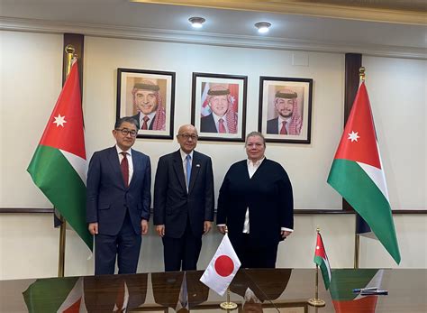 Signing of Japanese ODA Loan Agreement with the Hashemite Kingdom of