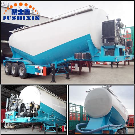 Cement Tanker 30 70cbm Bulk Powder Cement Tanker Semi Trailer Bulk