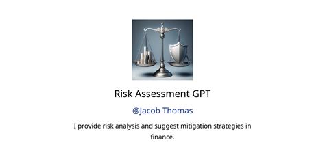 Risk Assessment Gpt Gpts Features And Functions Examples And Prompts