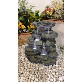 Kelkay Como Springs Rock Effect Solar Water Feature