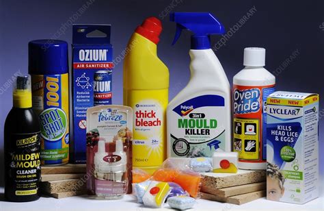 Toxic Household Products Stock Image C0164474 Science Photo Library