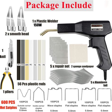Buy 150W Plastic Welder 2 In 1 Plastic Welding Kit Plastic Repair Welder Soldering Hot Stapler