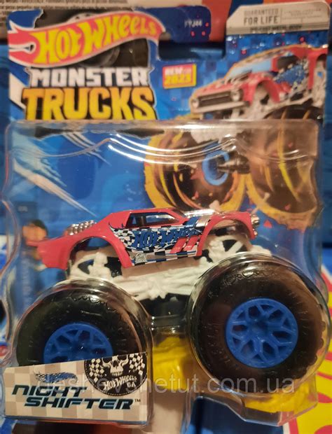Купить Hot Wheels Monster Trucks Scale Truck Crushable Car Night Racer HLR Монстер