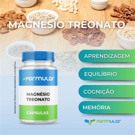 Magnesio Treonato Mg Coenzima Mg C Psulas