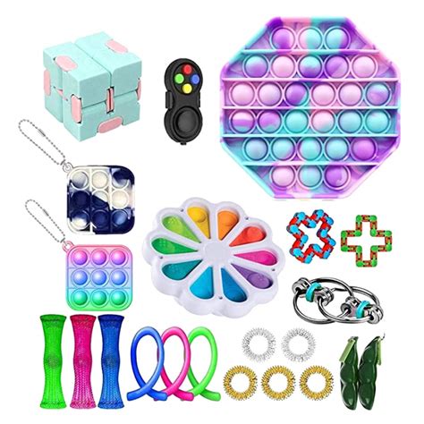 Buy LWXQWDS Sensory Fidget Toy Set, Fidget Pack Sensory Relieves Stress ...