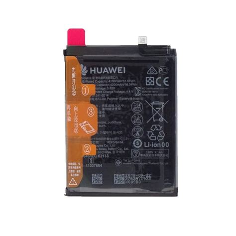 Batteria Ricambio Originale Huawei HB486486ECW Per P30 Pro / Mate 20 ...