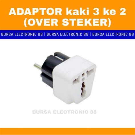 Jual Adaptor Kaki 3 Ke 2 Over Steker Adaptor Switch Shopee Indonesia