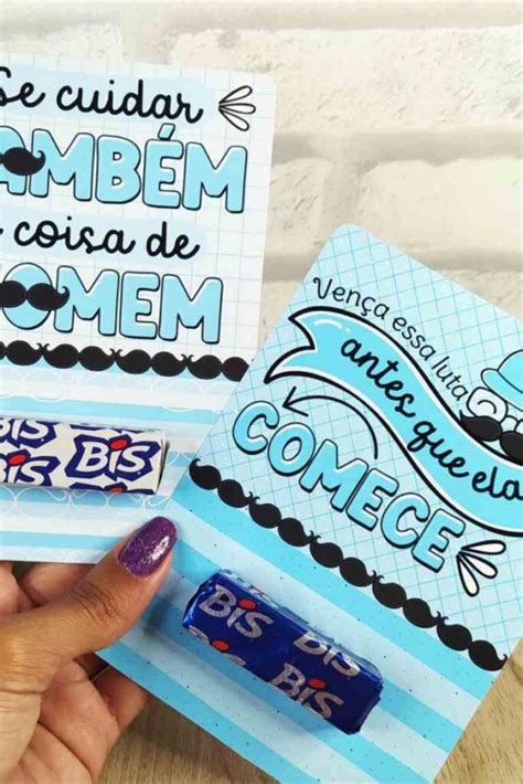 Lembrancinha Novembro Azul Ideias Criativas Para O M S Artesanato