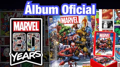 Álbum Marvel 80 Años Panini Nuestro Álbum completo Cromos de Marvel