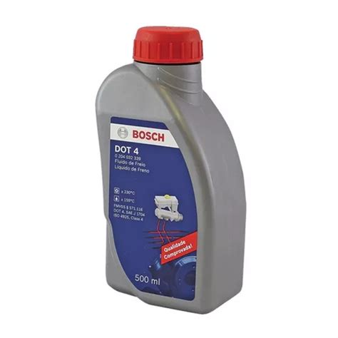 Fluído De Freio Bosch Dot 4 500ml Original Para Citroën C4 2