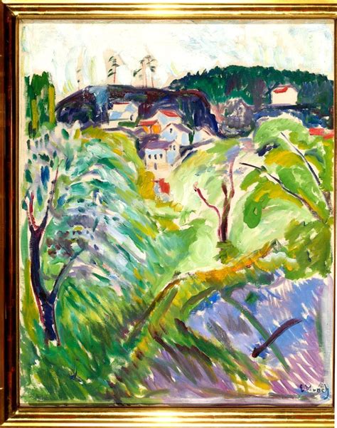 Edvard Munch Spring In Kragerø Mmm00520 Munch Museum Free