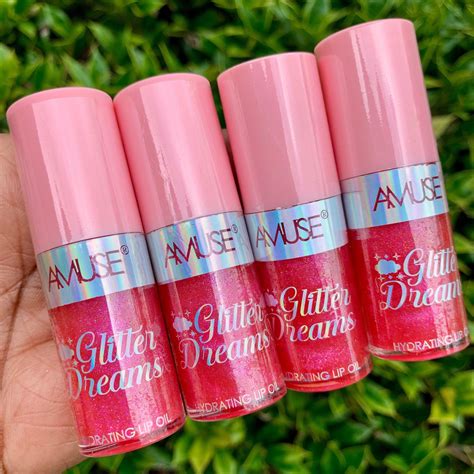 Amuse -Glitter Dreams Hydrating Lip Oil| Lips -Bajon Beauty Collection