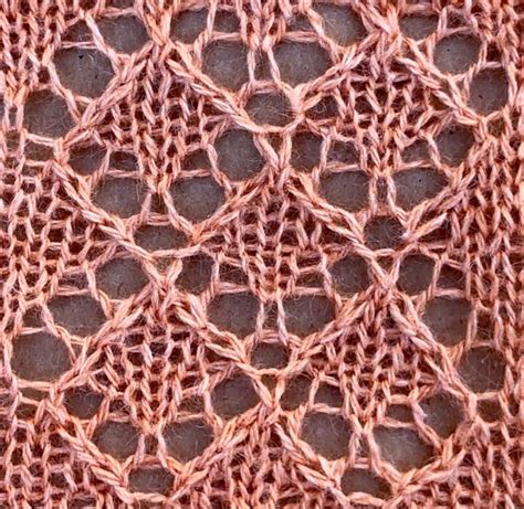 Bey Diamonds A Lace Knitting Stitch Pattern String Geekery