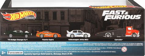 Buy Hot Wheels B Gmh Premium Collector Set Fast Furious Toyota Supra Dodge Charger R